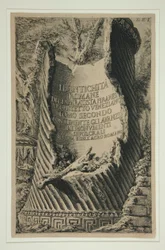 Titelseite zu Band II von Le Antichità Romane: Le Antichità Romane di Giambatista Piranesi Architetto Veneziano Tomo Secondo Contenente gli Avanzi de