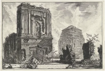 Gräber von Licinianus Piso und der Familie Cornelius entlang der Via Appia (Gezichten op Rome)