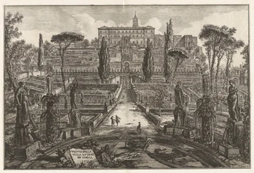 Ansicht der Villa d