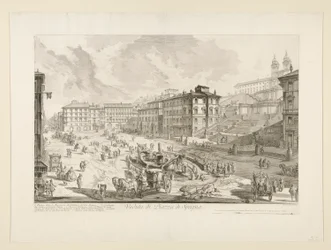 Veduta di Piazza di Spagna, aus Vedute di Roma