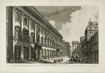 Ansicht des Palazzo Odescalchi, aus Ansichten von Rom
