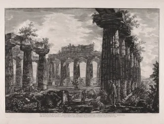 Vue interieure du Collège supposé des Anfictions (Innenansicht des sogenannten College des Anfictions), aus Différentes Vues de