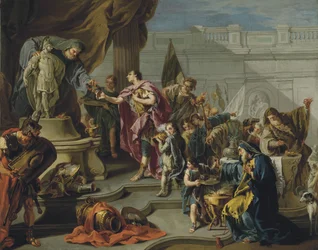 Scipio huldigt Mars