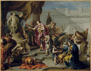 Scipio zollt Mars Tribut