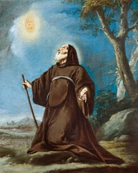 Heiliger Franz von Paola, von Giovanni Battista Pittoni der Jüngere (1687-1767)