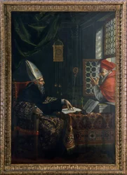 Der heilige Hieronymus erscheint dem heiligen Augustinus