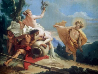 Apollo verfolgt Daphne, um 1755-1760