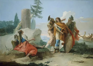 Armida von Rinaldo verlassen, 1742-45
