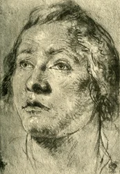 Kopf eines jungen Mannes, Mitte 18. Jahrhundert, 1928