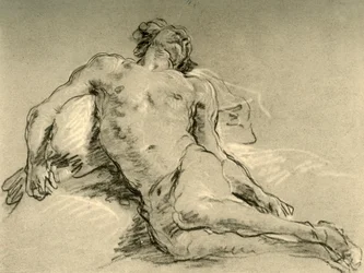 Ruhender Akt, Mitte 18. Jahrhundert, 1928