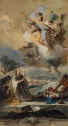 Die heilige Thekla betet für die Pestkranken, 1758-59