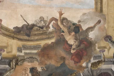 Der Fall der Dämonen, Geschichten von Scipio (Detail), 1731