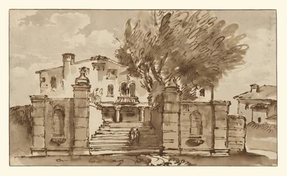 Ansicht einer Villa