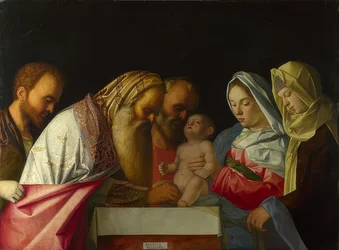 Die Beschneidung Jesu. Um 1500