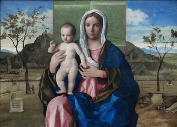 Madonna und das segnende Kind