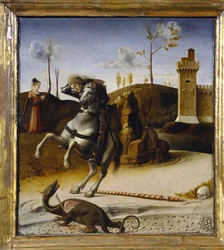 Sankt Georg tötet den Drachen