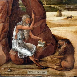 Heiliger Hieronymus in der Wildnis