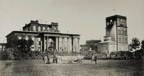 Die Paskevich-Residenz in Gomel, 1860er Jahre