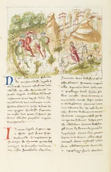 Dekameron, Die römische Landschaft; Agnolella flieht vor den Räubern, Fünfter Tag, Novelle 3