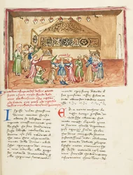 Dekameron, Der Strick um den Hals; Martellino am Grab von St. Heinrich von Treviso, Zweiter Tag, Novelle 1