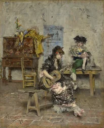 Ein Gitarrenspieler, 1872