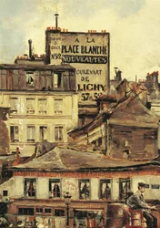 Ansicht des Place Clichy in Paris