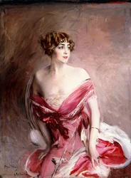 Porträt von Mlle de Gillespie, die Dame von Biarritz, 1912