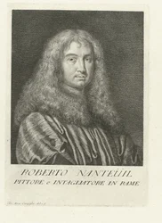 Porträt des Künstlers Robert Nanteuil