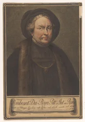 Porträt des Künstlers Rembrandt Harmensz. van Rijn
