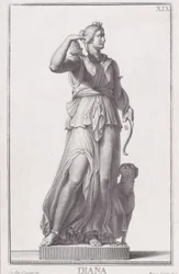 Statue der Diana, 1734