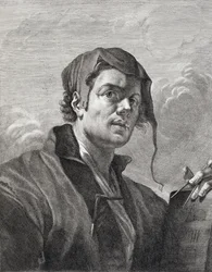 Gerrit van Honthorst (1590-1656), graviert von Cosimo Mogalli (1667-1730)
