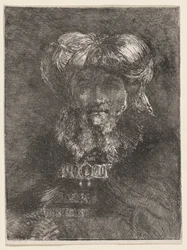 Alter Mann im Stil von Rembrandt