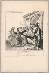Via crucis - Station III, Er fällt das erste Mal unter dem Kreuz