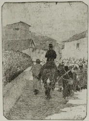 Militärische Promenade