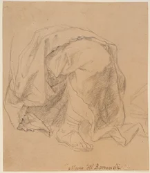 Studie der Draperie