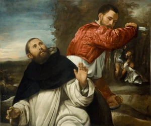 Der Tod des heiligen Petrus Martyr