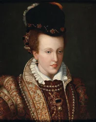 Porträt von Johanna von Österreich 1547-1578, Großherzogin der Toskana, ca. 1570