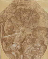 Die Entdeckung des Glases, ca. 1570-72