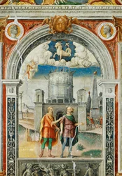 Wandmalereien im Saal des Tierkreises, Palazzo d