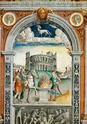 Wandmalereien in der Halle des Tierkreises, Palazzo d