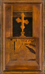 Lignaean Canonical Choir, eingelegt von Giovanni Maria Platina 1484, Oberer Stall