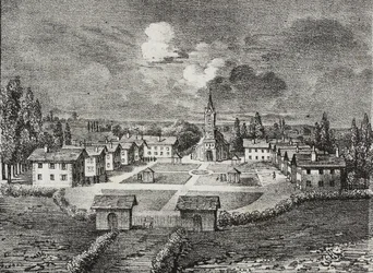 Mettray Landwirtschaftskolonie, Tours, Frankreich, aus 