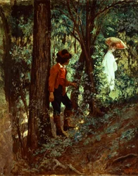 Im Wald, von Giovanni Mochi