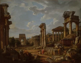 Ein Capriccio des römischen Forums