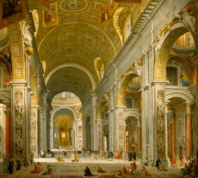 Innenraum von St. Peter, Rom