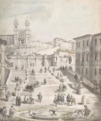 Scalinata della Trinità dei Monti, ca. 1756-58