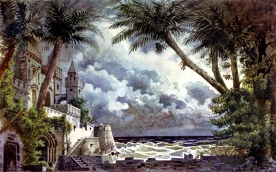 Othello, Bühnenbild, ca. 1920-30 (Illustration)