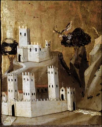 Rinuccini-Altarbild: Jungfrau und Kind mit Heiligen (Detail)