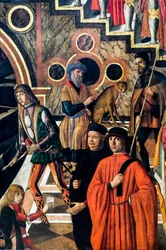 Die wunderbare Heilung der Tochter von Benvegnudo da San Polo dank einer Kreuzreliquie