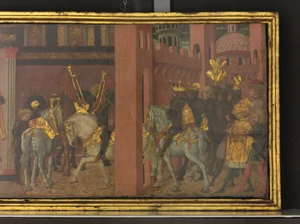 Die Geschichte von Trajan und der Witwe (Detail)